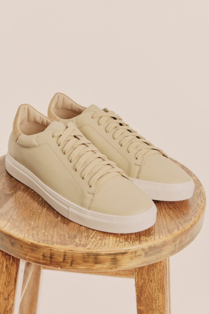 Кеды из зернистой кожи