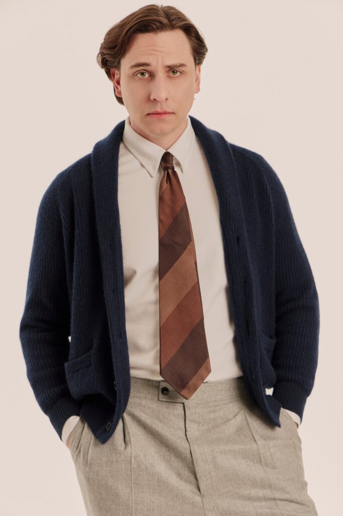 Кардиган с Шалевым Воротником