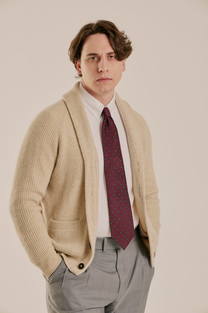 Кардиган с Шалевым Воротником