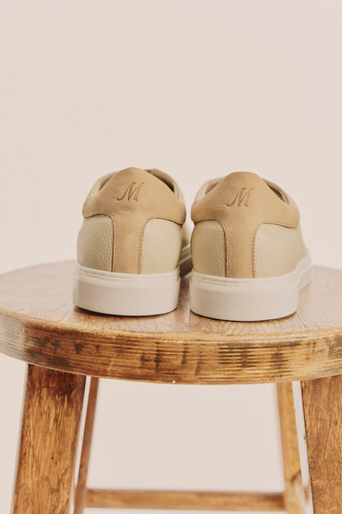 Кеды из зернистой кожи