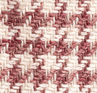 Dusty Rose Houndstooth