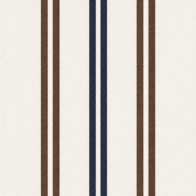 Navy & Tobacco Double Stripe